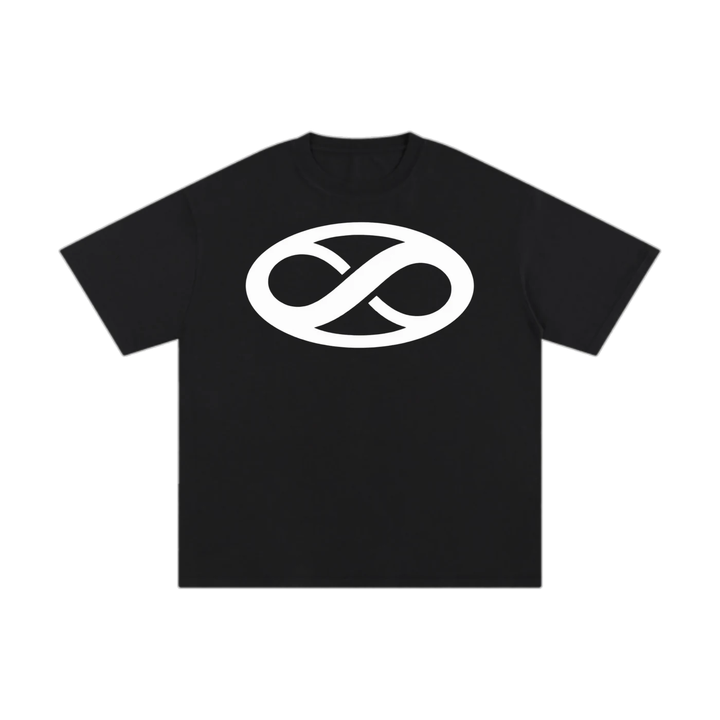 INFINITY TEE (BLACK), front