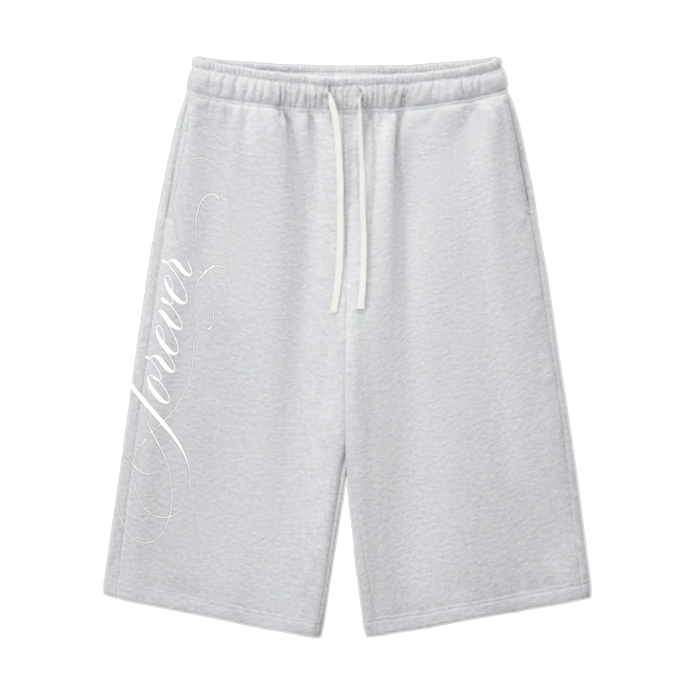FOREVER SHORTS (HEATHER GREY), front