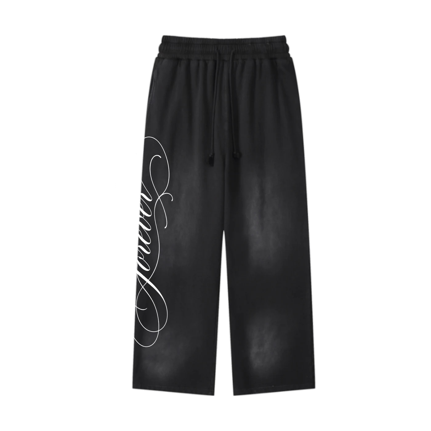 FOREVER SWEATPANTS (WASHED BLACK), front